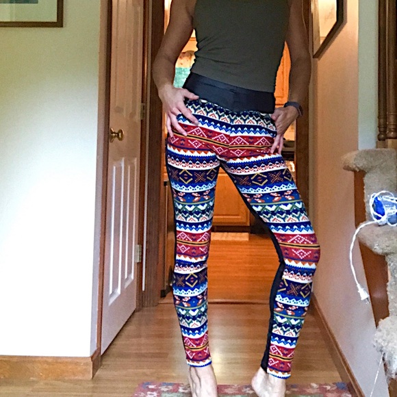 Azteca high rise leggings - Picture 1 of 4